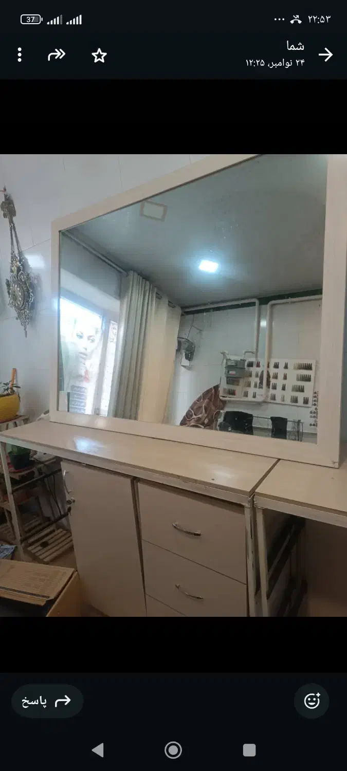 ست میز آرایشی و صندلی تجهیزات آرایشگری|آرایشگاه و سالنهای زیبایی|تبریز, |دیوار