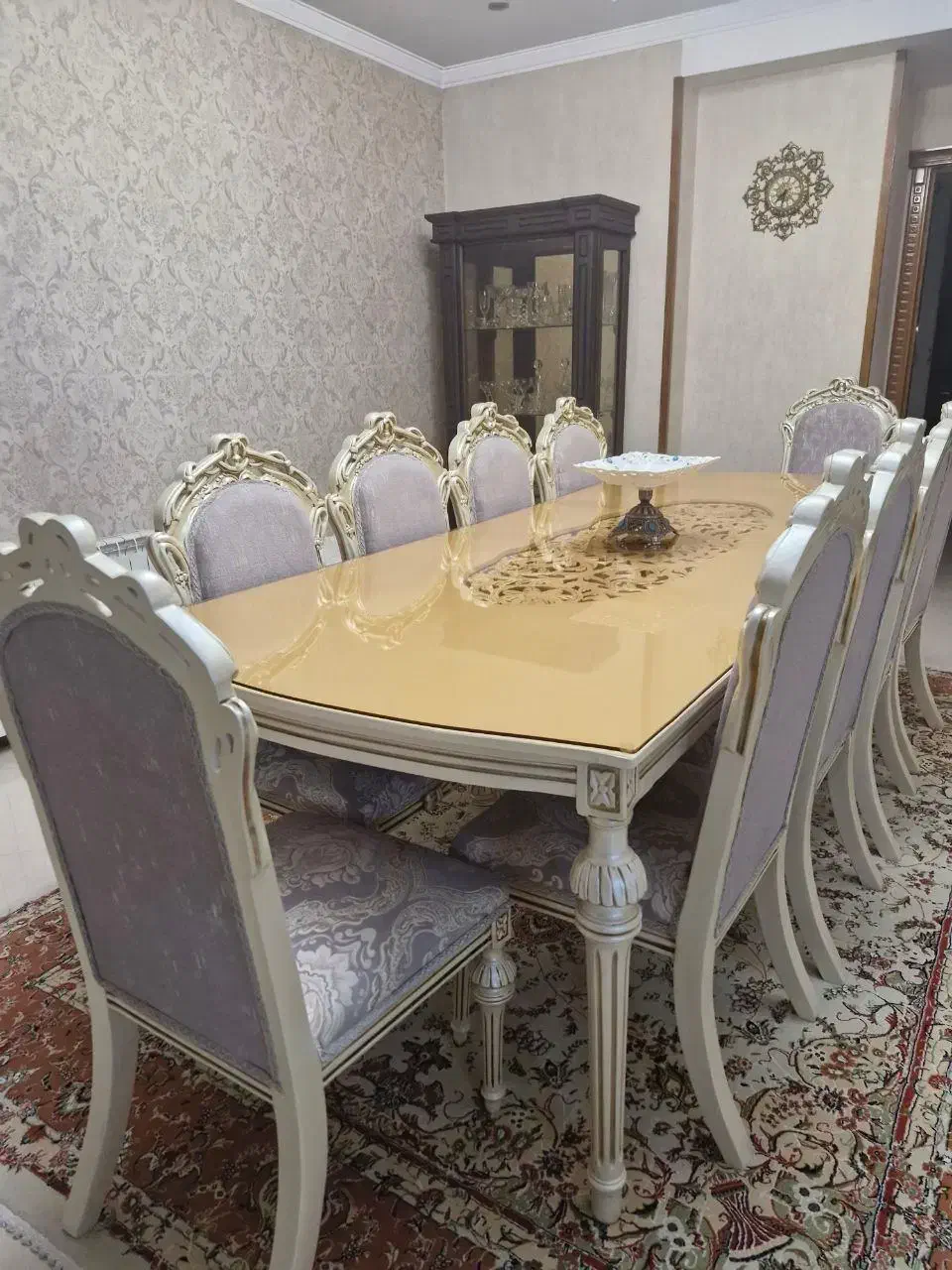 مبلمان استیل ۹ نفره و میز ناهارخوری ۱۰ نفره|مبلمان خانگی و میز عسلی|تهران, مهران|دیوار