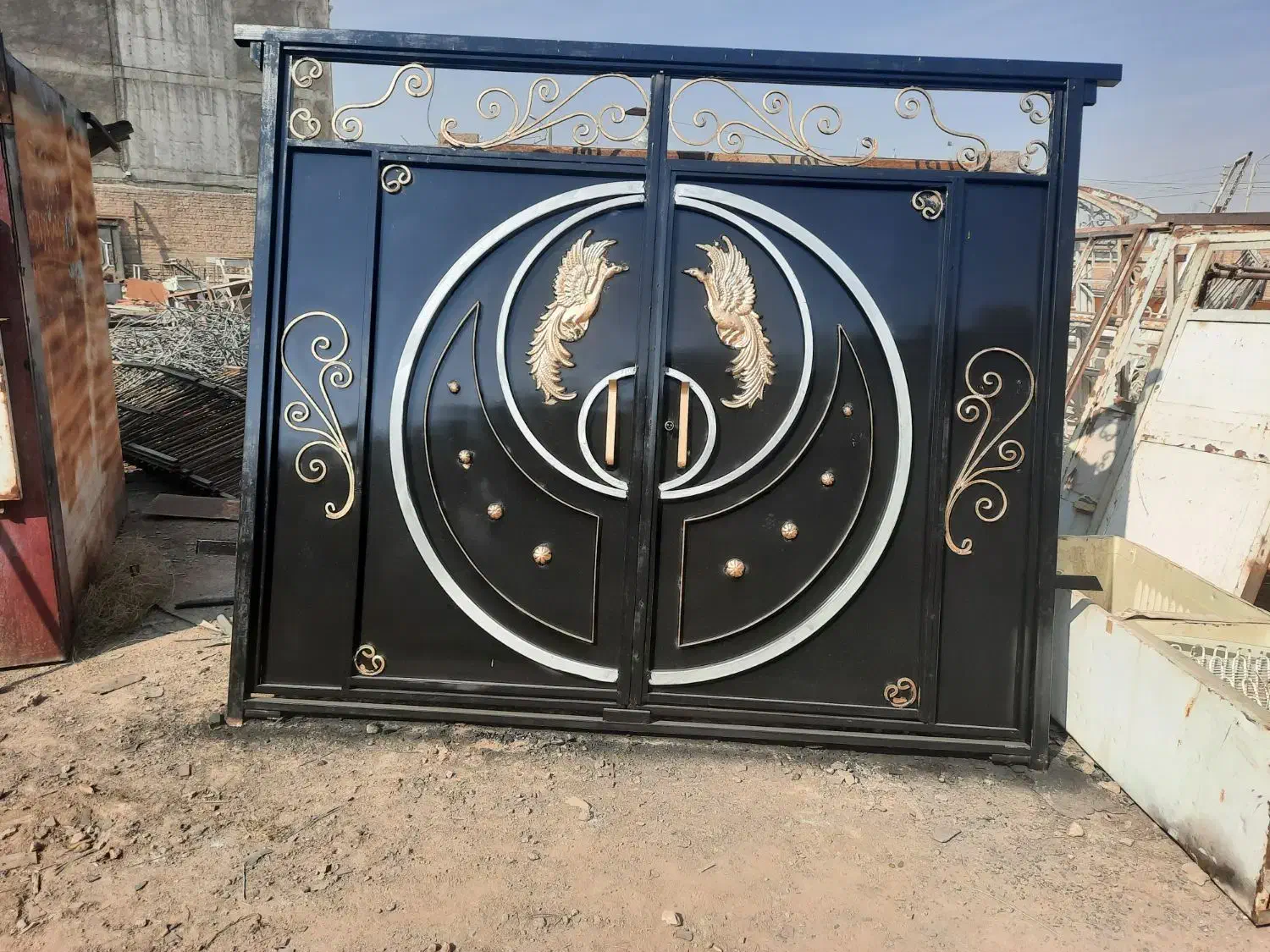 درب حیاط وباغ|مصالح و تجهیزات ساختمان|مرودشت, شهرک بسیجیان|دیوار