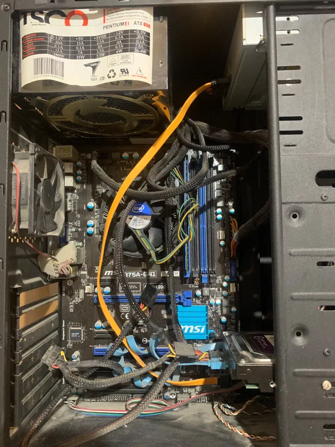 کیس MSi با موس و کیبرد و اسپیکر کامل|رایانه رومیزی|تهران, سبلان (لشگر)|دیوار