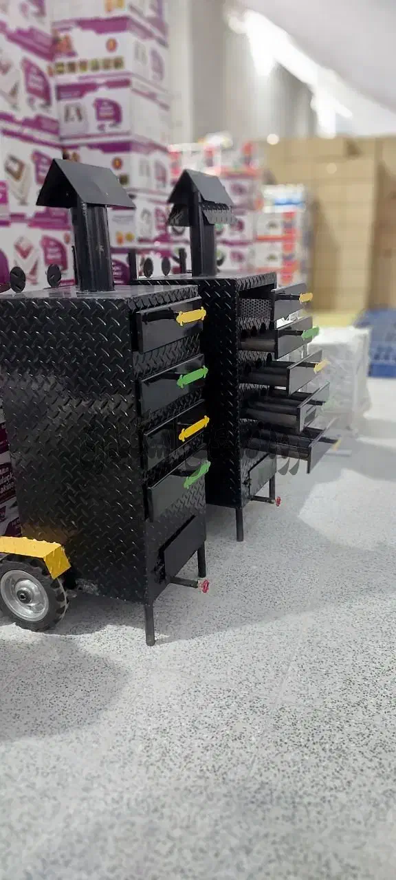 دستگاه تنور بلال تنوری سیار سیب زمینی کبابی 5 کشو|اجاق گاز و لوازم برقی پختوپز|قزوین, |دیوار