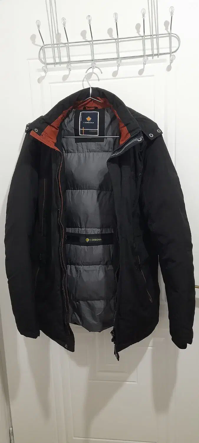 کاپشن مردانه سالم و نو برند corbona|لباس|اهر, |دیوار