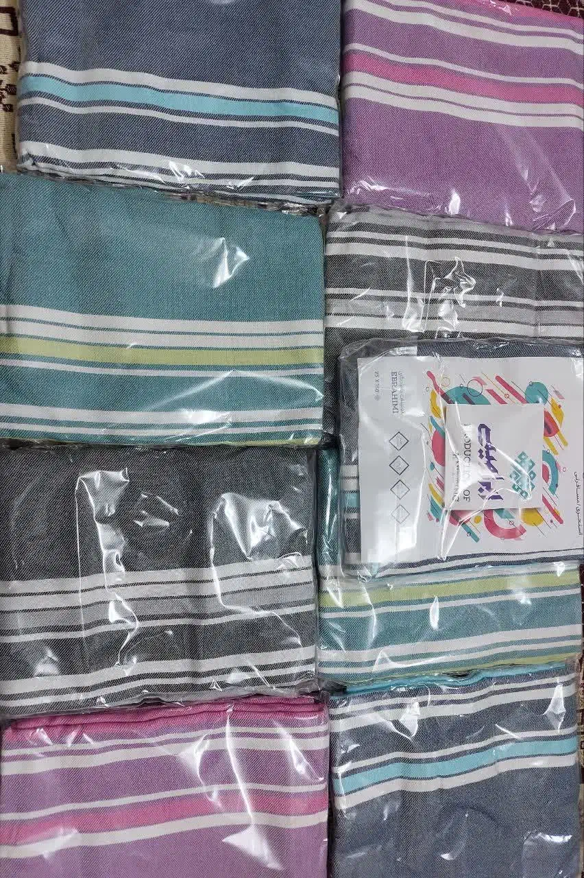 حوله استخری وحمامی و تن پوش نخی ودستمال|سفره، حوله، دستمال آشپزخانه|سبزوار, هویزه|دیوار