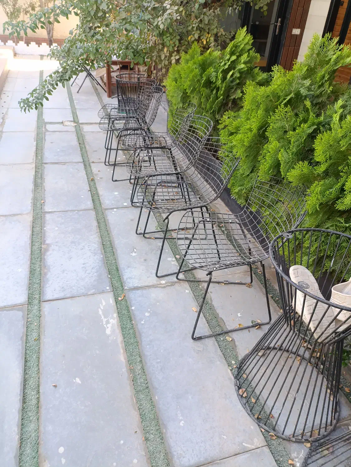 صندلی و میز آهنی|صندلی و نیمکت|محمدشهر, محمدشهر|دیوار