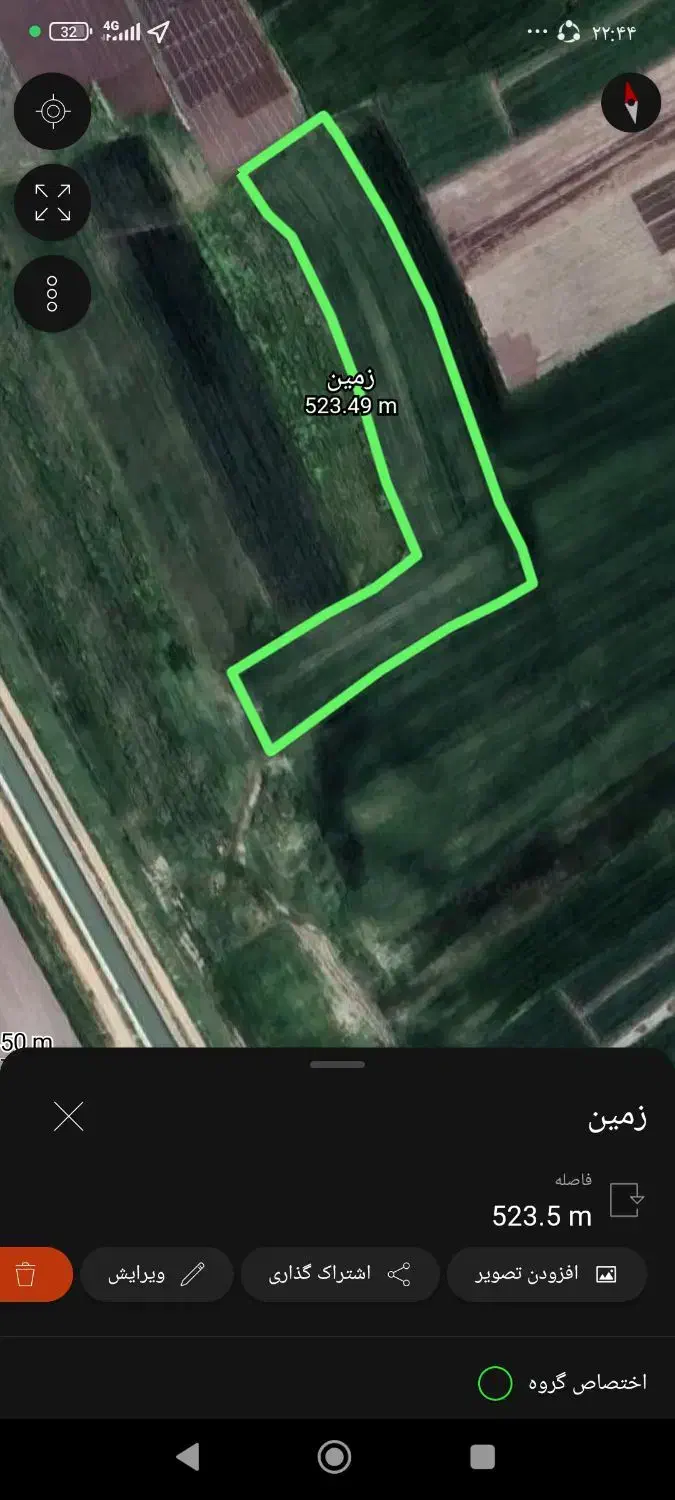 زمین مرغوب کشاورزی واقع در خانم اباد میان دربند|فروش زمین و ملک کلنگی|کرمانشاه, |دیوار