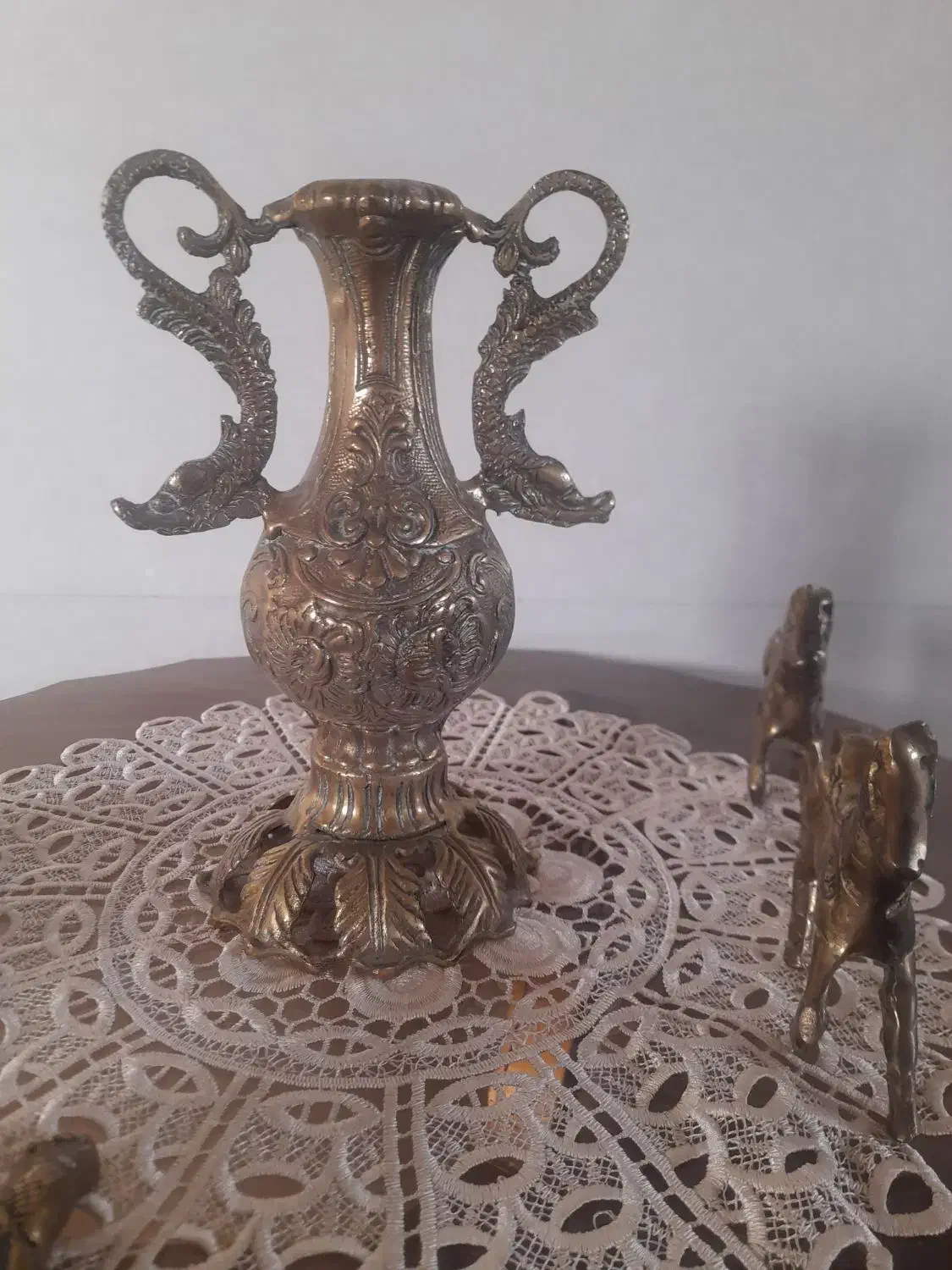 گلدان ۲عددلاک وشث و۲عدداسپ|مجسمه، تندیس، ماکت|تبریز, |دیوار