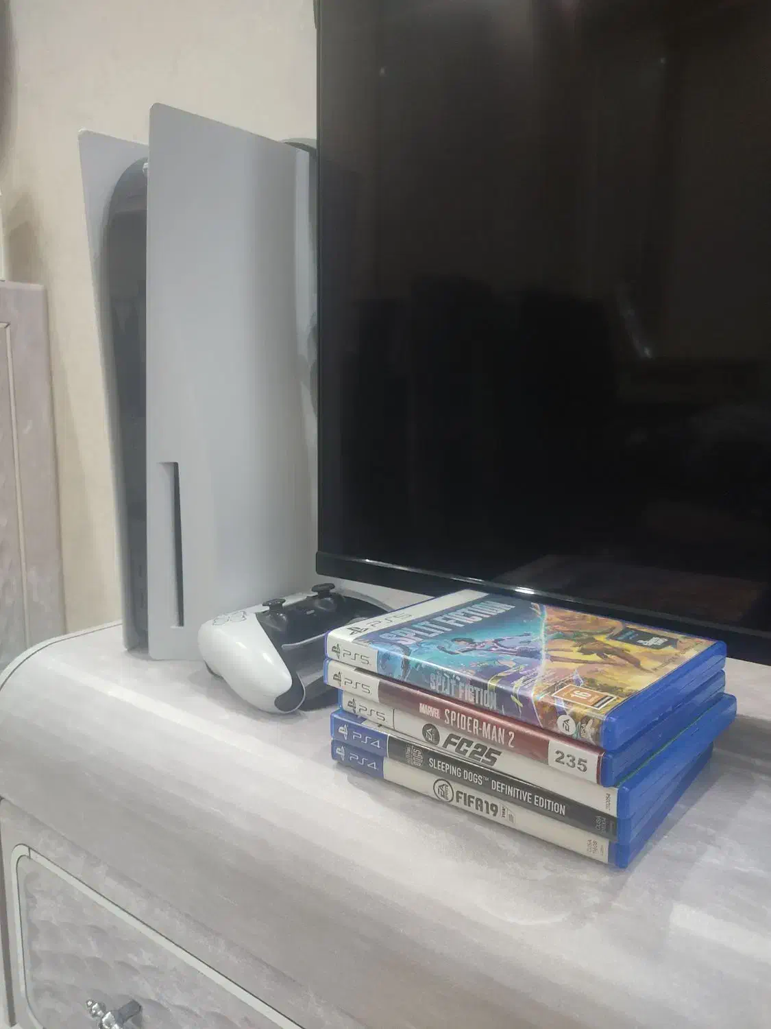 Ps5 fat دیسکخور|کنسول، بازی ویدئویی و آنلاین|کرج, خرمدشت|دیوار