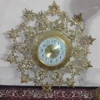 ساعت برنز خورشیدی  ۱۰ گل ۲۷۰۰۰۰۰تومن|ساعت دیواری و تزئینی|زنجان, |دیوار
