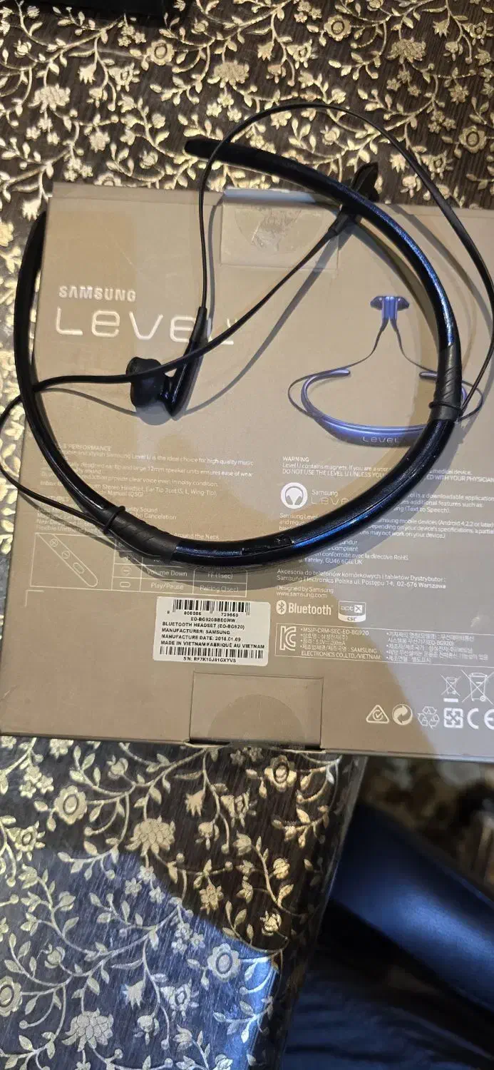 هندزفری بلوتوثی سامسونگ Level U|لوازم جانبی موبایل و تبلت|شیراز, قدوسی غربی|دیوار