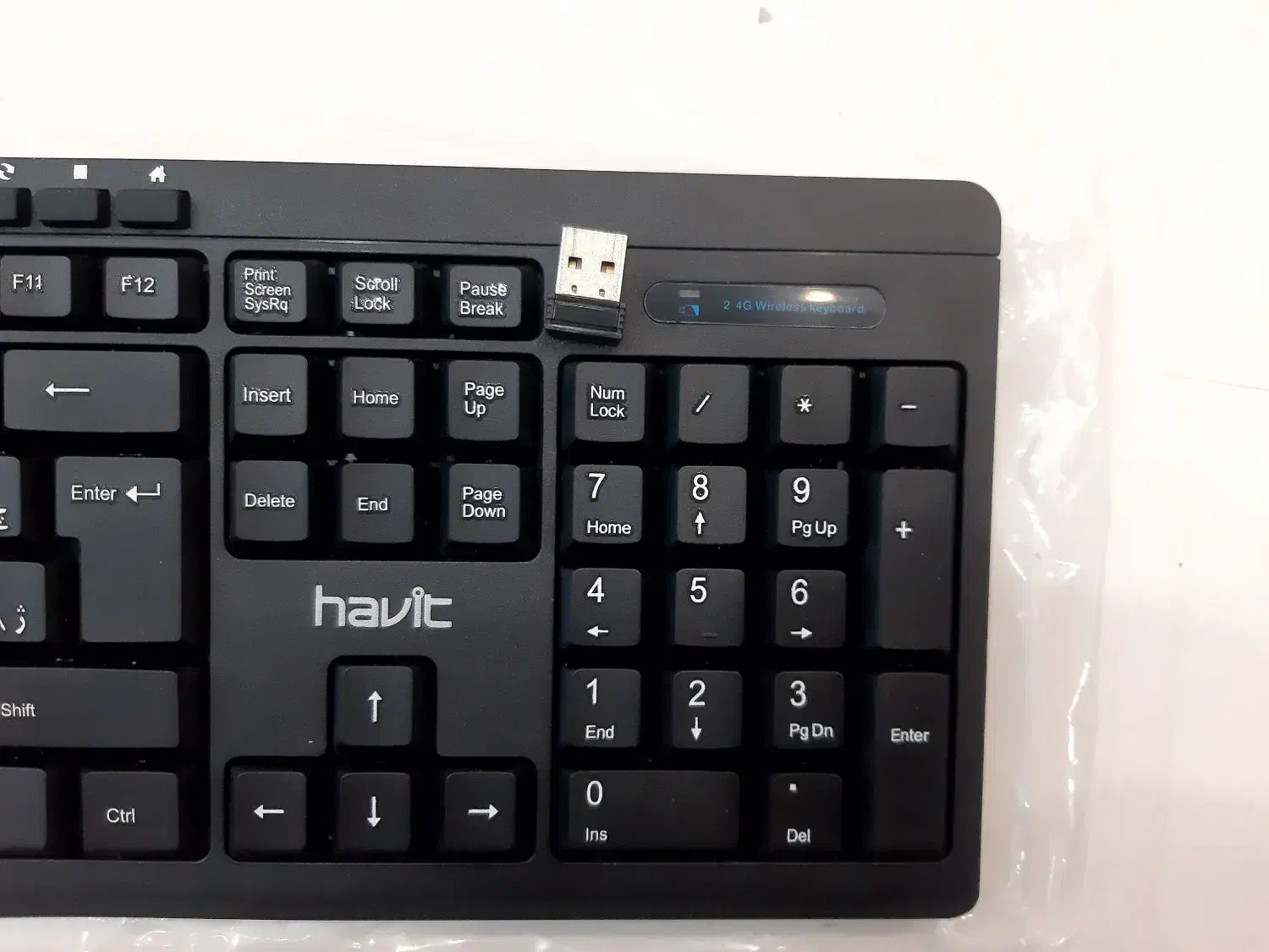 موس و کیبرد بی سیم تک دانگل usb مارک havit|قطعات و لوازم جانبی رایانه|اهواز, ۳۰ متری|دیوار