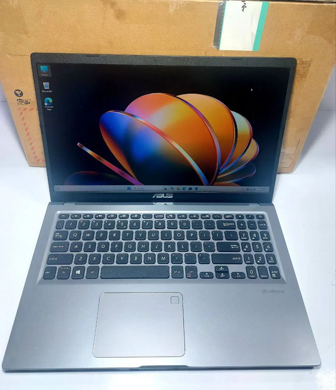 لپتاپ اقتصادی به همراه کارتن Laptop Asus X515|رایانه همراه|بیرجند, |دیوار