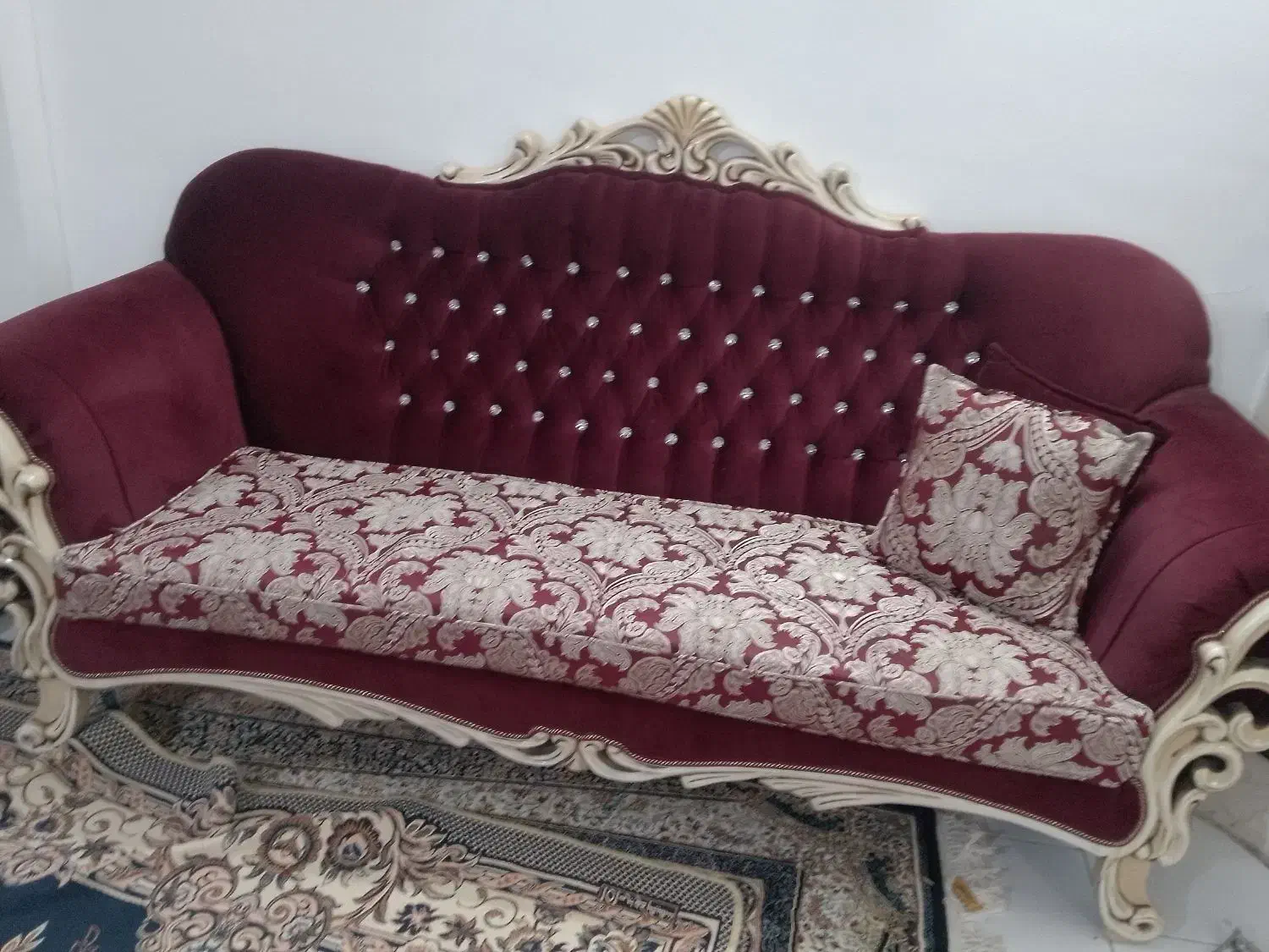 مبلمان نیمه استیل 7نفره|مبلمان خانگی و میز عسلی|مشهد, زمانه|دیوار