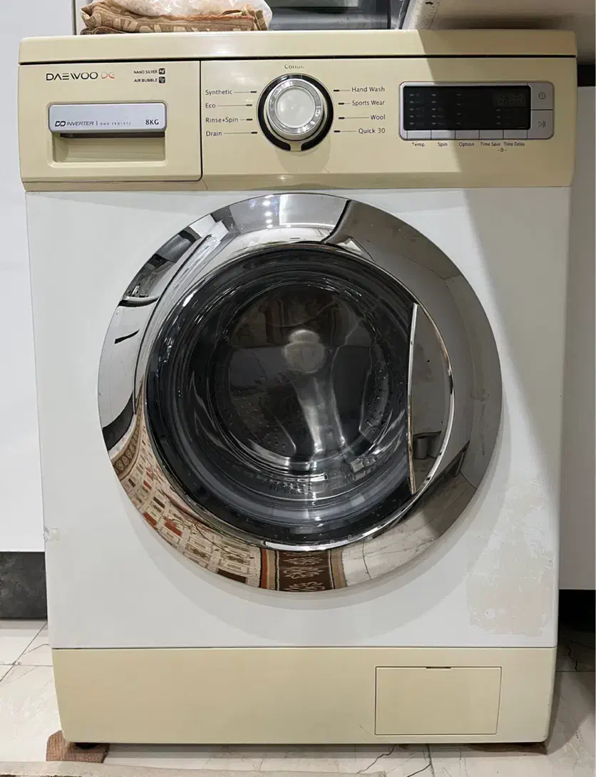 لباسشویی ۸ کیلویی دوو اصل کره|ماشین لباسشویی و خشککن لباس|ری, شهید بهشتی|دیوار