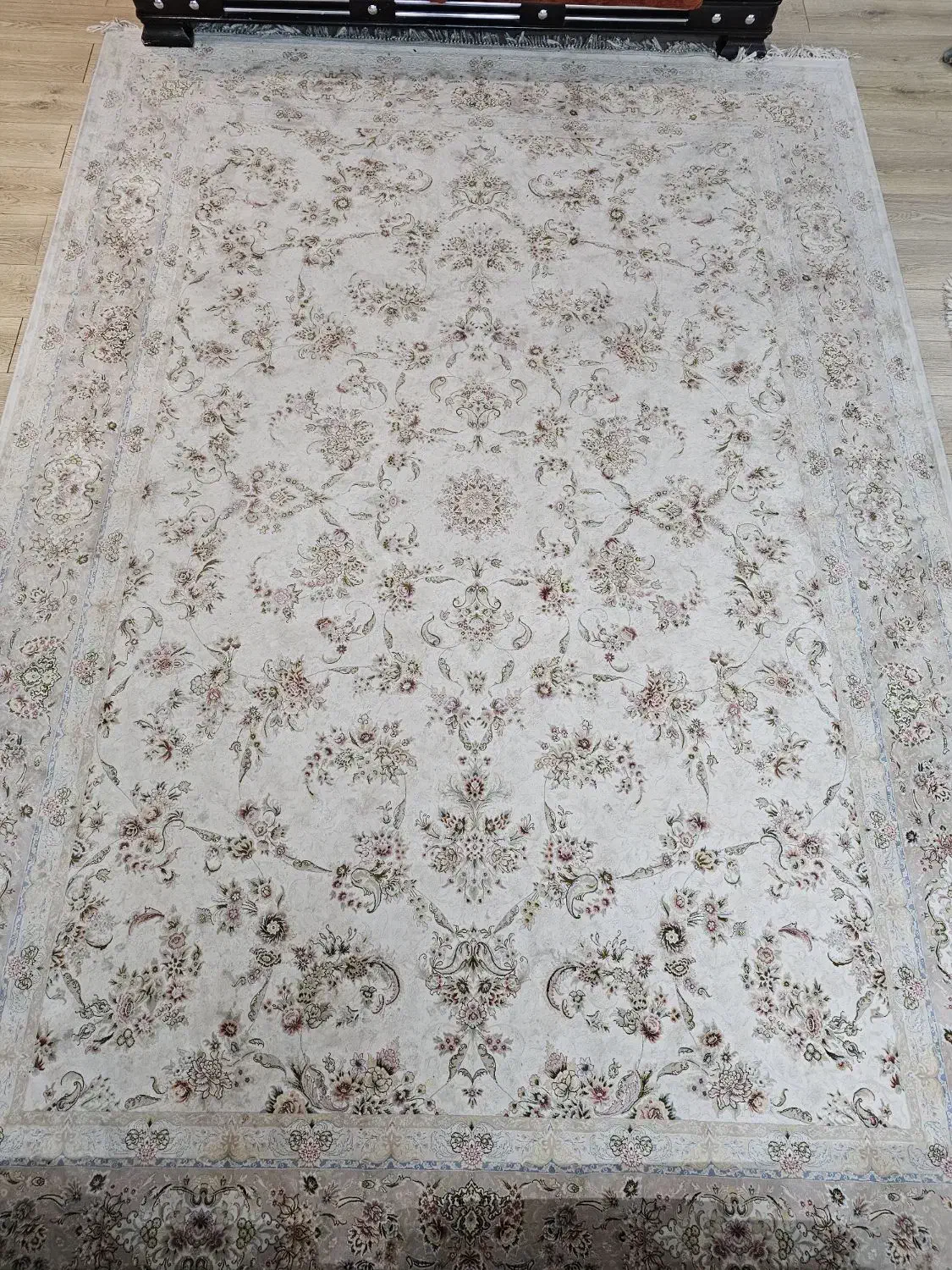یک جفت فرش ۹ متری گوته گل برجسته|فرش|اصفهان, گلزار|دیوار