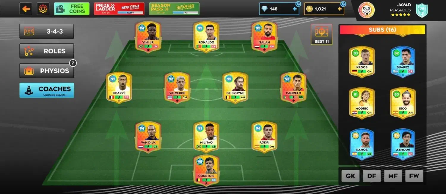 اکانت دریم لیگ DLS مکث|کنسول، بازی ویدئویی و آنلاین|بیرجند, |دیوار