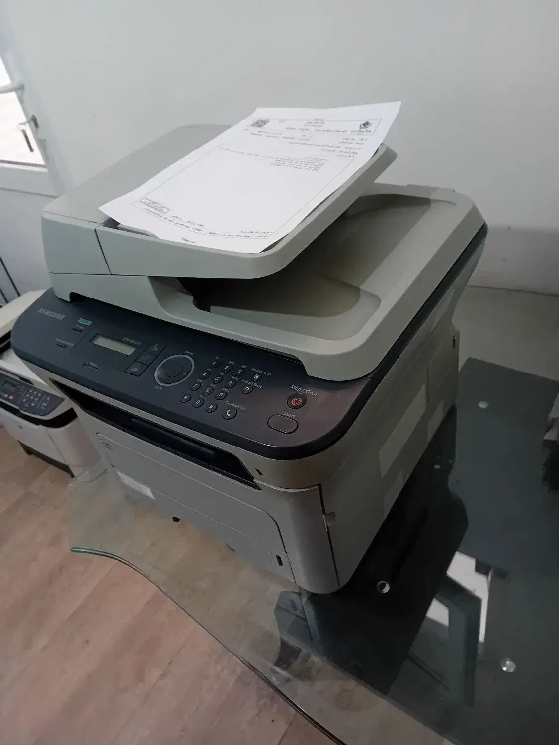 پرینتر لیزری ۴ کاره شبکه وایفای مدل سامسونگ 4824fn|پرینتر، اسکنر، کپی، فکس|تبریز, |دیوار