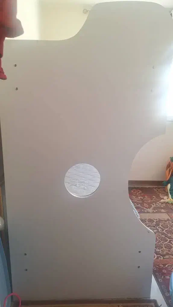 تخت دوطبقه نوجوان نو بدون تشک|تخت و سرویس خواب|پردیس, فاز ۱|دیوار