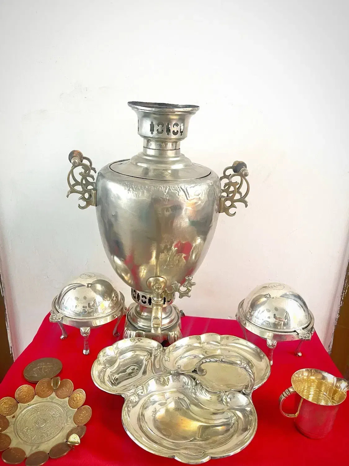 سماورزغالیورشو خاویار خوری|کلکسیون اشیاء عتیقه|تهران, دکتر هوشیار|دیوار