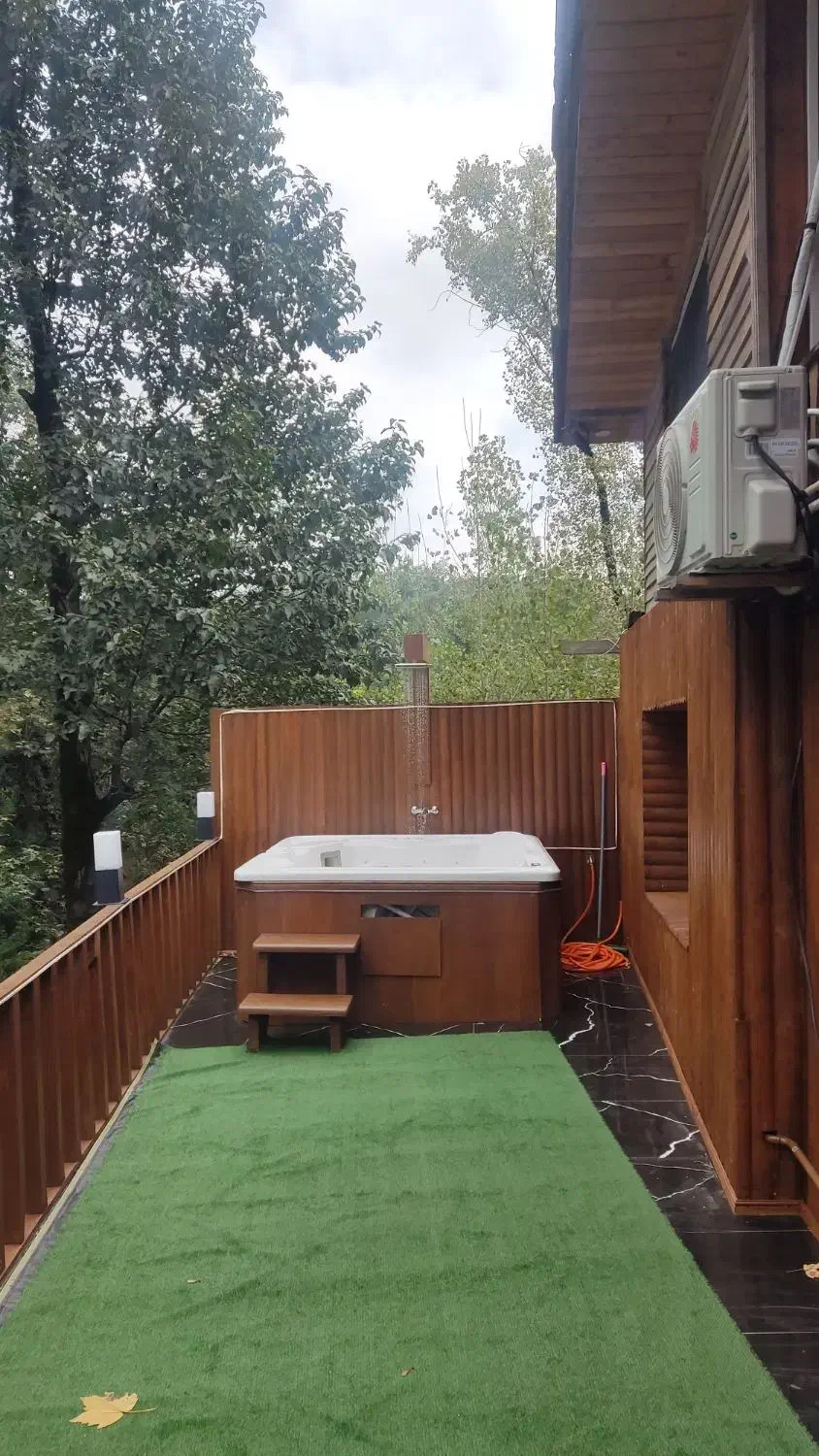 کلبه ۲خواب با جکوزی|اجارهٔ کوتاهمدت ویلا و باغ|نشتارود, |دیوار