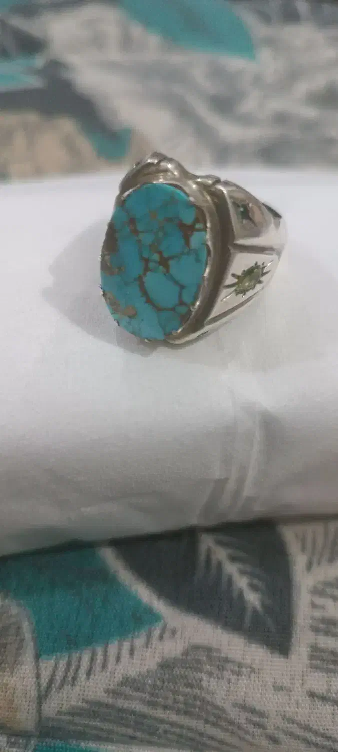 انگشتر فیروزه نیشابور|جواهرات|باوی, |دیوار