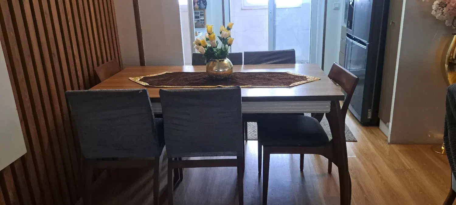 میز غذا خوری|میز و صندلی غذاخوری|گنبد کاووس, |دیوار