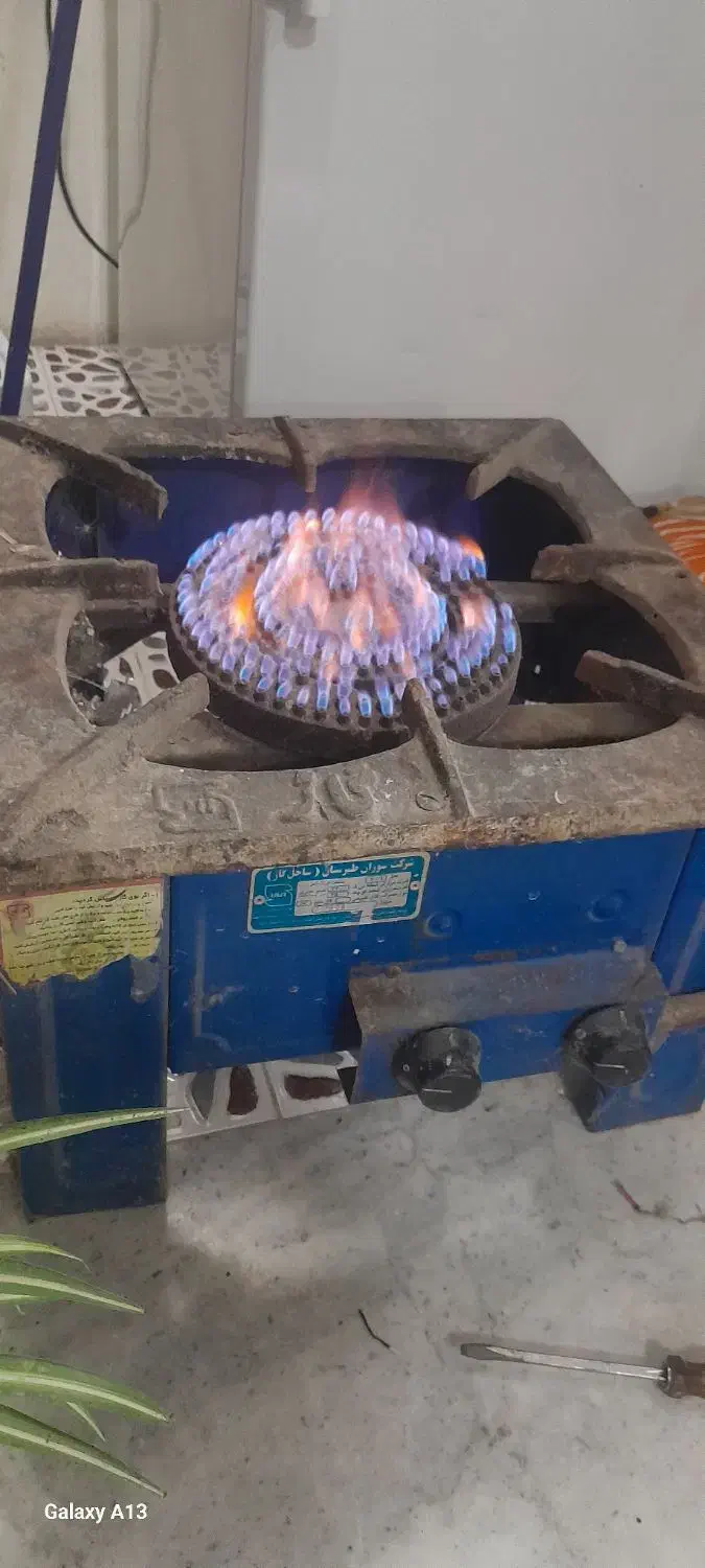 گاز دو شعله کاملا سالم|اجاق گاز و لوازم برقی پخت‌وپز|گرگان, |دیوار