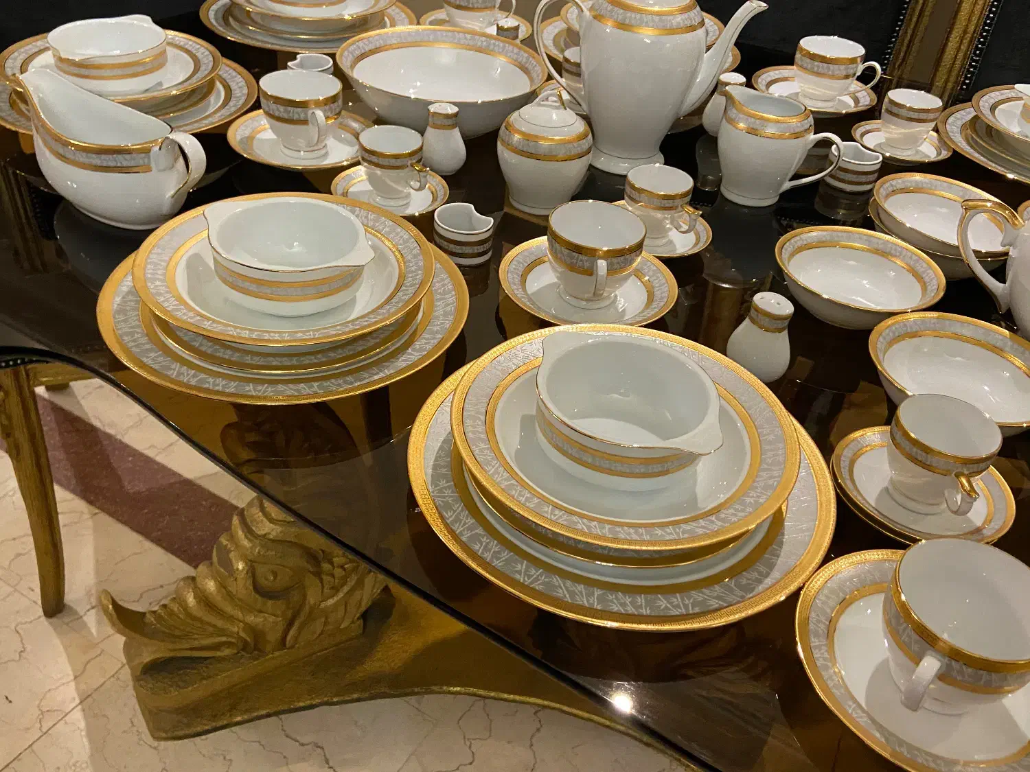 سرویس چینی اصل ژاپن مدل یاماسن|ظروف سرو و پذیرایی|تهران, سازمان آب|دیوار