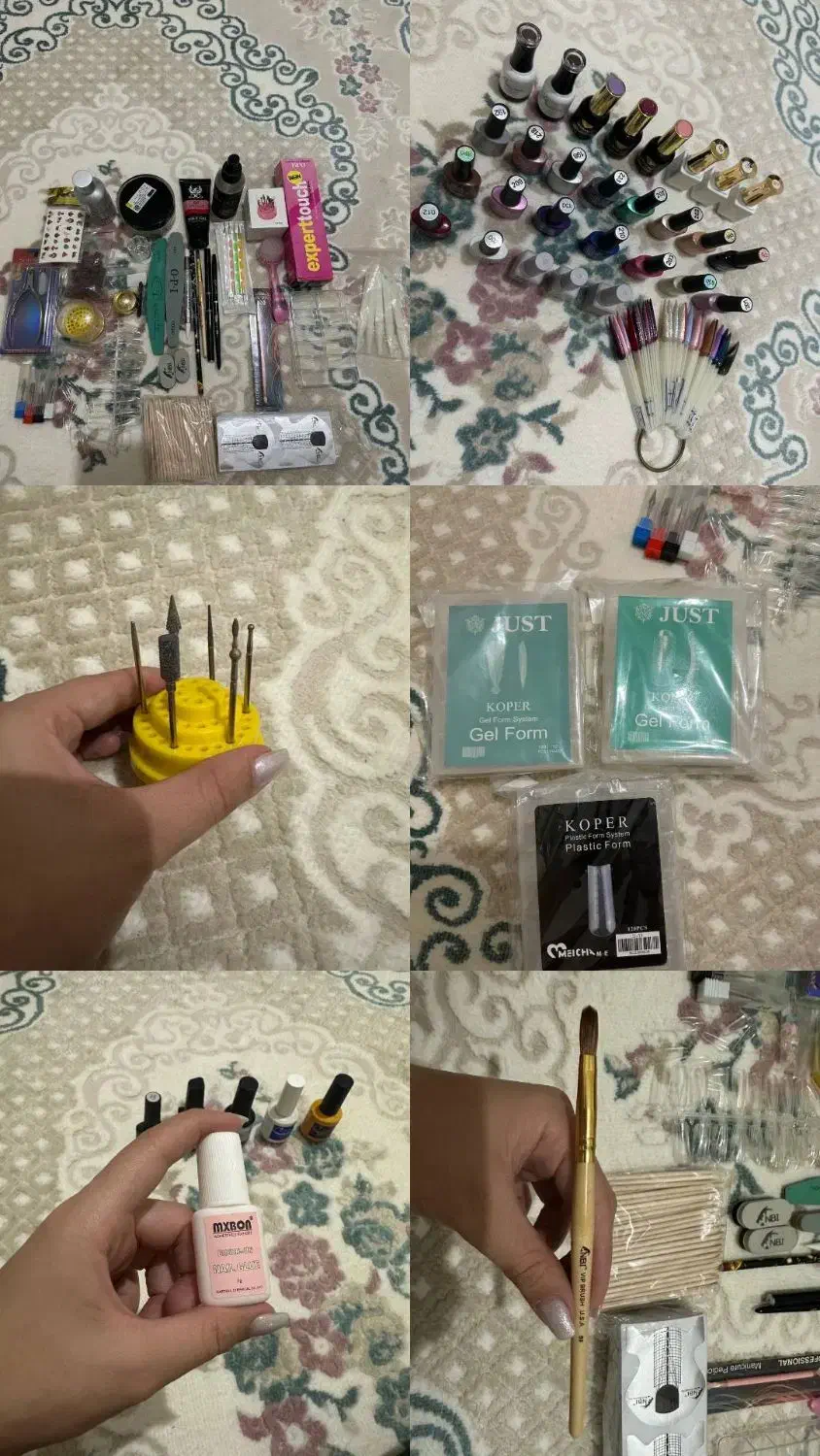 وسایل صفر تا صد کاشت ناخن|آرایشی، بهداشتی، درمانی|سنندج, |دیوار