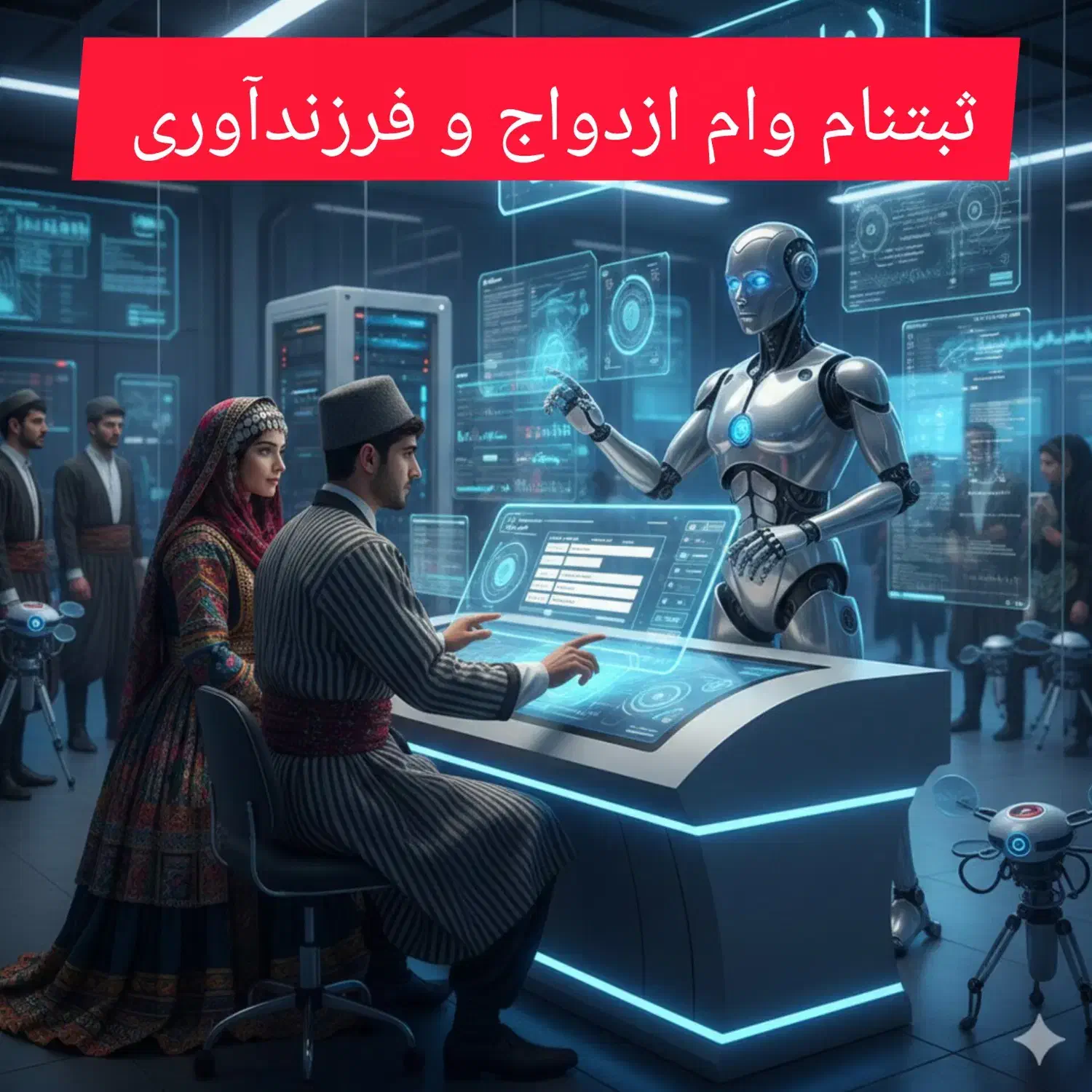 ثبت وام ازدواج و فرزندآوری با ربات کافینت تَلواره|خدمات رایانه‌ای و موبایل|شوشتر, |دیوار