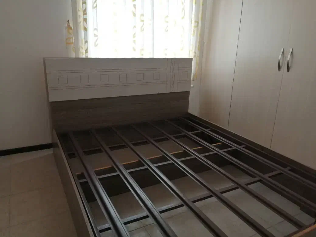 تختخواب دو نفره جنس بدنه ام دی اف|تخت و سرویس خواب|تنکابن, |دیوار