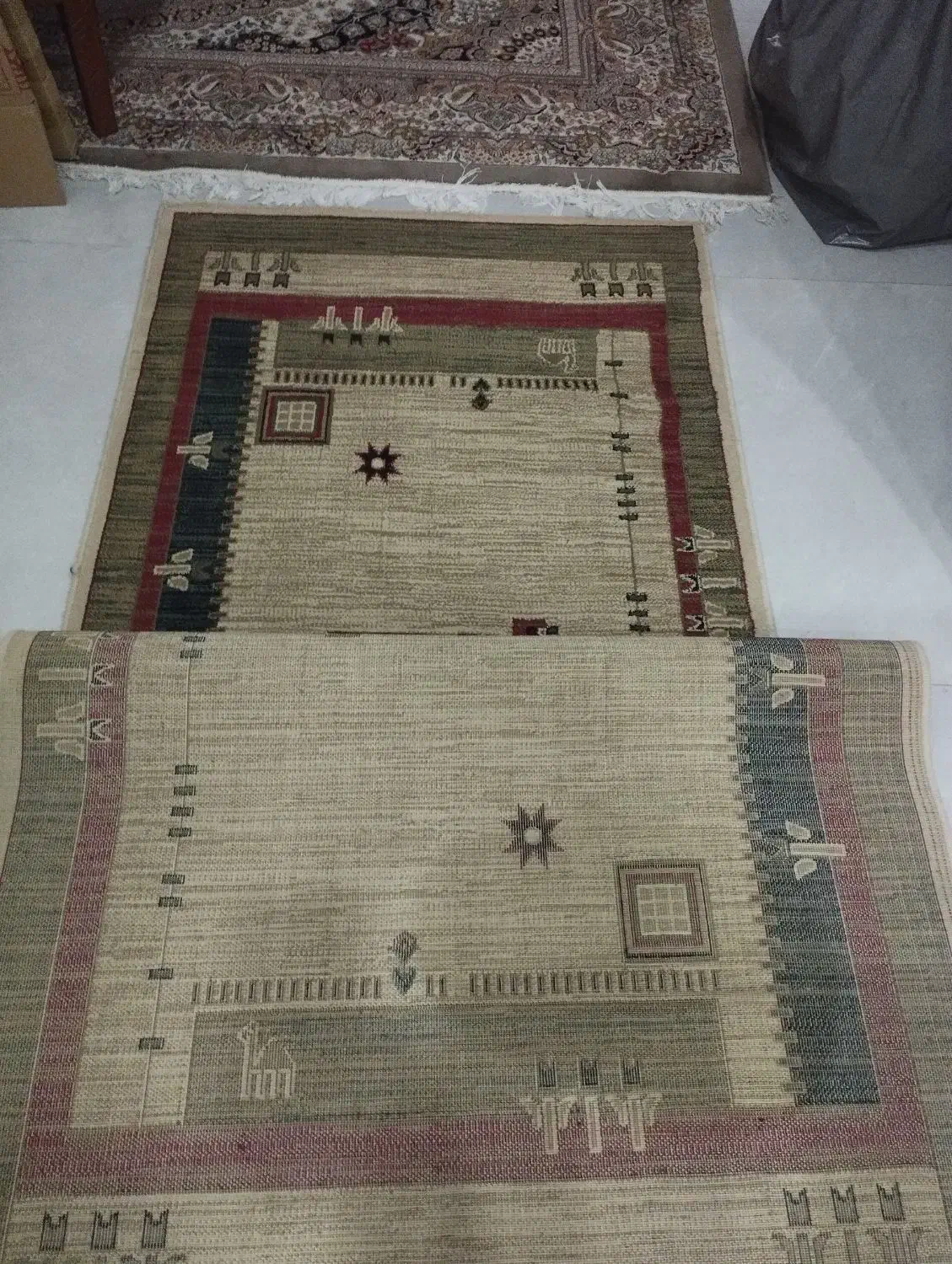 دو تخته قالیچه برند ساوین|فرش|تهران, طرشت|دیوار