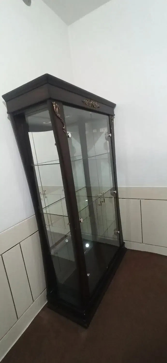 ویترین چوبی|بوفه، ویترین، کنسول|فلاورجان, |دیوار