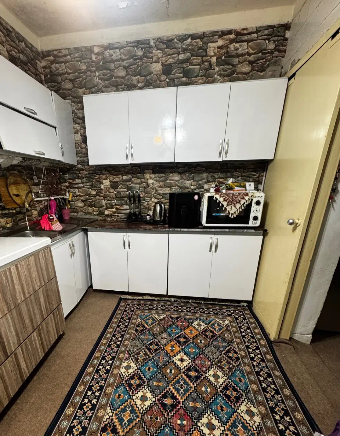 کابینت تمیز در حد|آب‌چکان و نظم‌دهنده ظروف|بوشهر, |دیوار