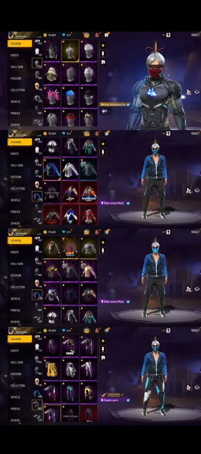 اکنت فری فایر قدیمی|کنسول، بازی ویدئویی و آنلاین|کلاله, |دیوار