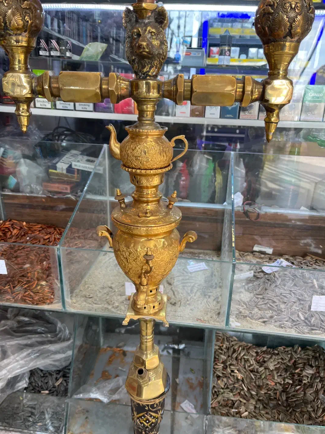 قلیان سماور آب طلا|کلکسیون اشیاء عتیقه|تهران, شهرک طالقانی|دیوار