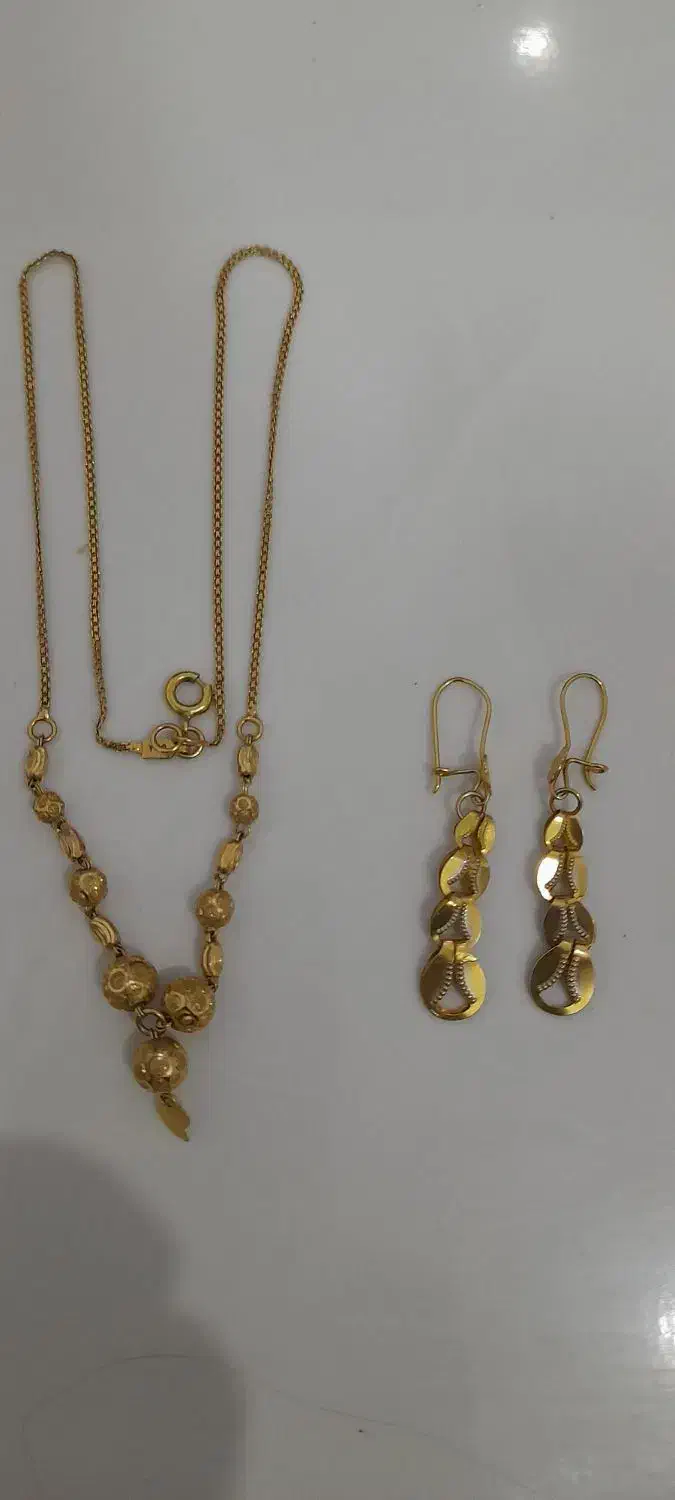 گردنبند وگوشواره|جواهرات|فسا, |دیوار