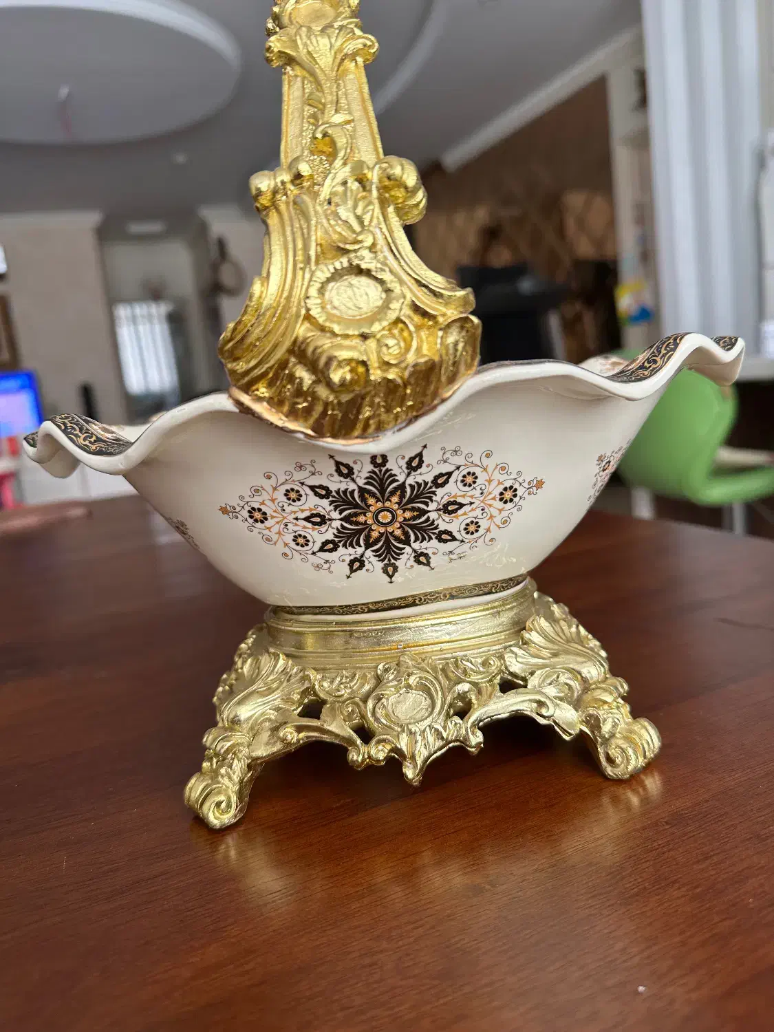 کشکول زینک چین طلاکوب|ظروف سرو و پذیرایی|تهران, امانیه|دیوار