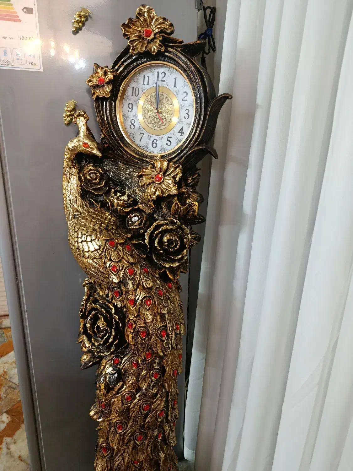 ساعت ایستاده طاووس|ساعت دیواری و تزئینی|نیشابور, مدرس|دیوار