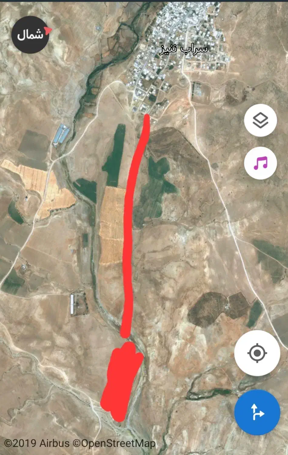 زمین باغی روستای سرآب‌ننیز|فروش دفتر صنعتی، کشاورزی، تجاری|دوگنبدان, |دیوار