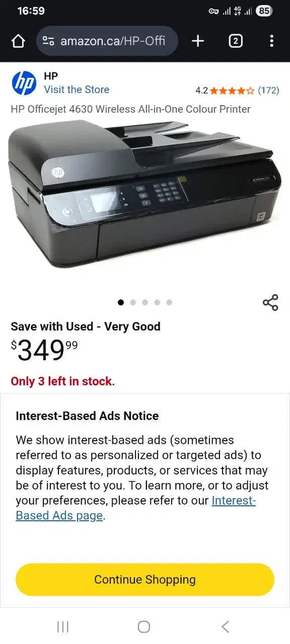 پرینتر/اچ پی/ مدل آفیجِکت|پرینتر، اسکنر، کپی، فکس|تهران, شهر زیبا|دیوار