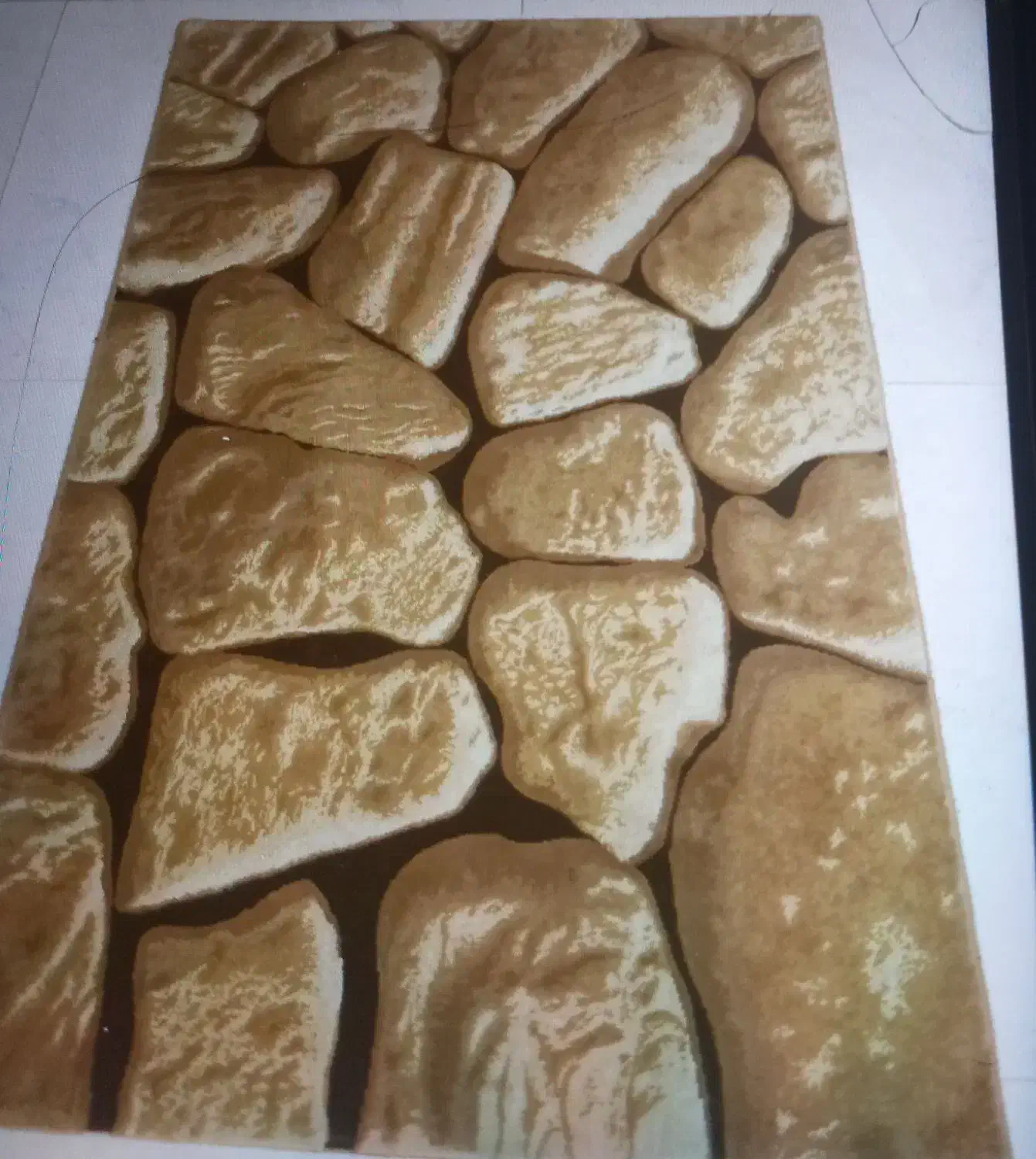 فرش زرین مدل ماهی      فرش کناره  فرش سنگی|فرش|همدان, |دیوار