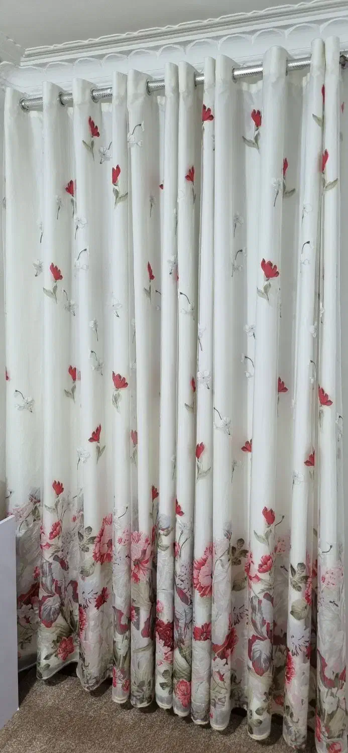 پرده نو و تمیز پارچه کیفیت|پرده، رانر، رومیزی|بندر ماهشهر, |دیوار