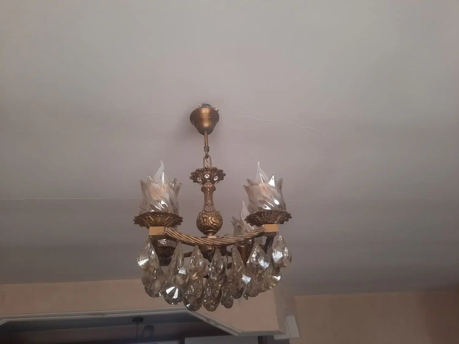 لوستر برنجی|لوستر و چراغ آویز|اصفهان, پوریای ولی|دیوار