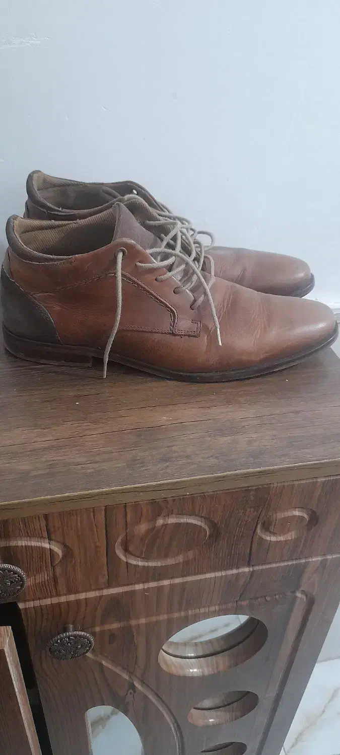 کفش چرم مردانه|کیف، کفش، کمربند|اقبالیه, |دیوار