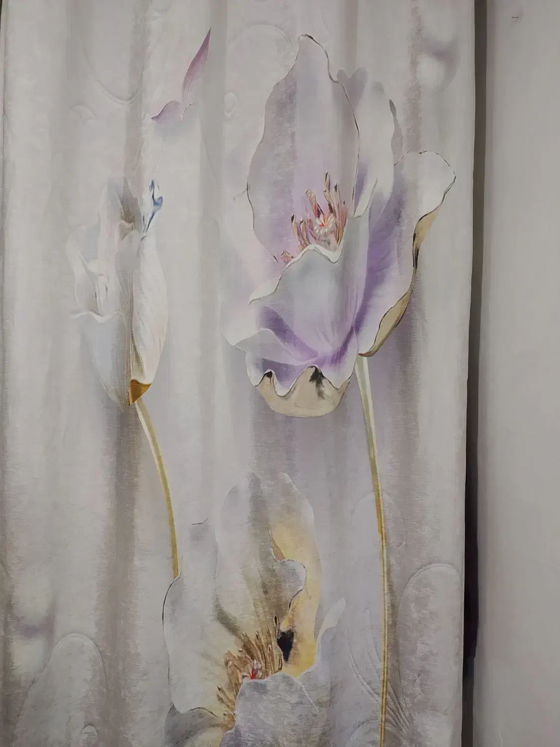 پرده چاپی جنس درجه یک مخمل|پرده، رانر، رومیزی|تهران, شکوفه (عبدل آباد)|دیوار