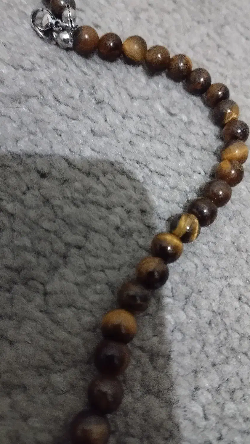 گردنبند سنگ چشم ببر و تورمالین سیاه اصل|جواهرات|تهران, سلسبیل جنوبی|دیوار