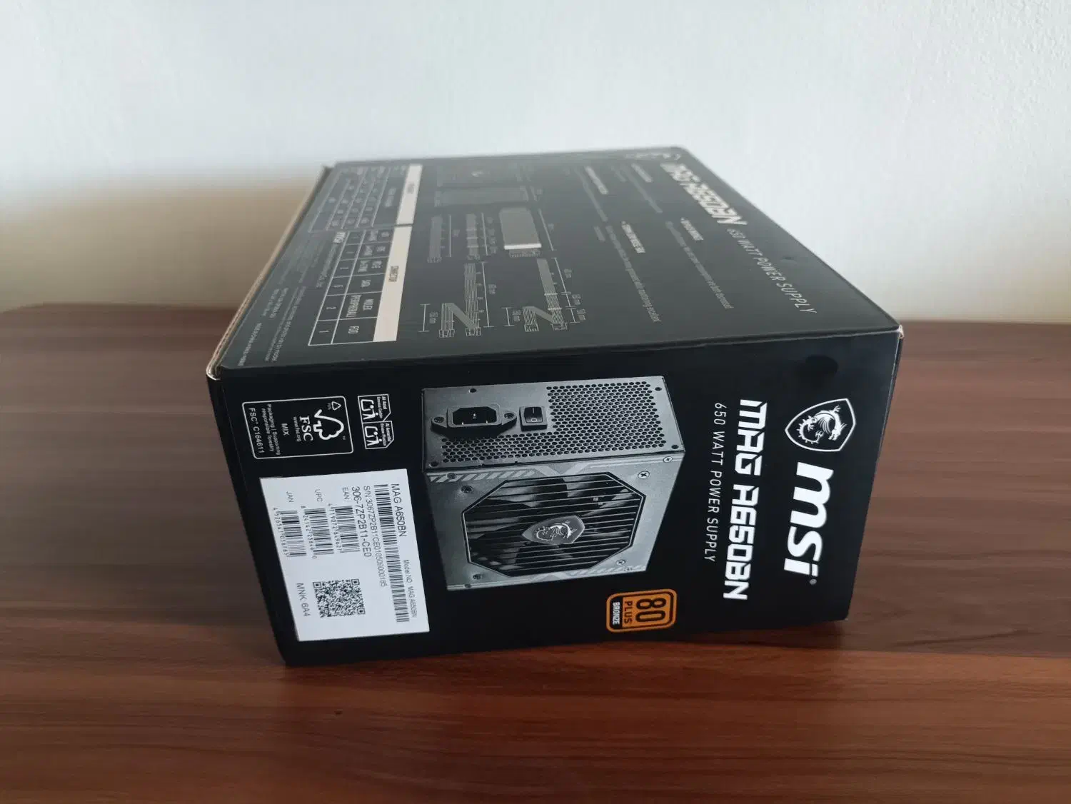 فروش پاور ۶۵۰ وات msi مدل mag bronz|قطعات و لوازم جانبی رایانه|ساری, |دیوار