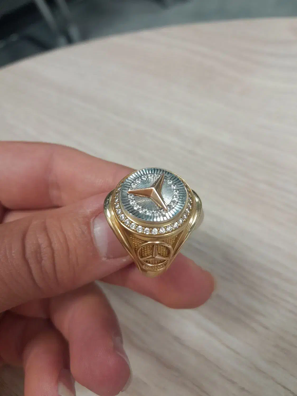 انگشتر طلا بنز و گردنبند کاریتر|جواهرات|قزوین, |دیوار