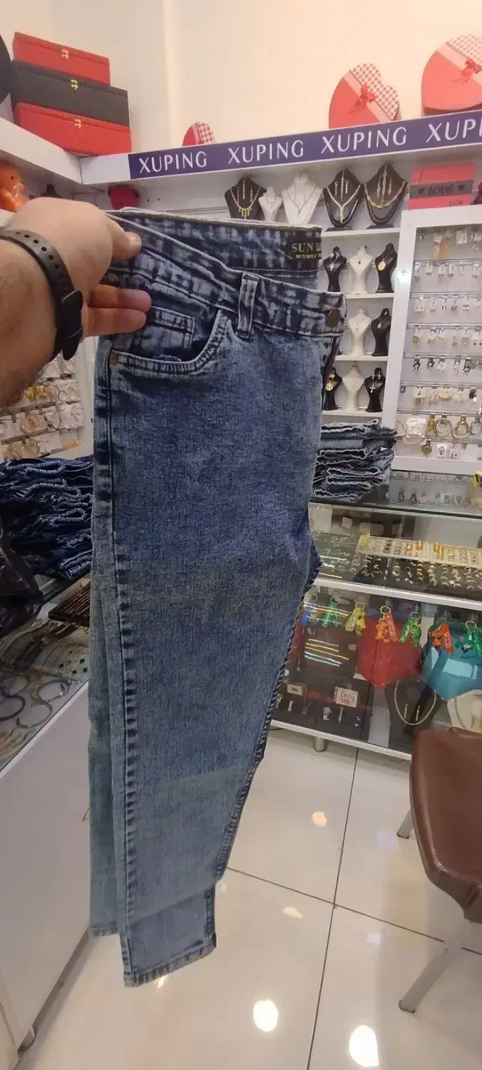 شلوار جین . پارچه ای . کتان ، زنانه|لباس|تبریز, |دیوار