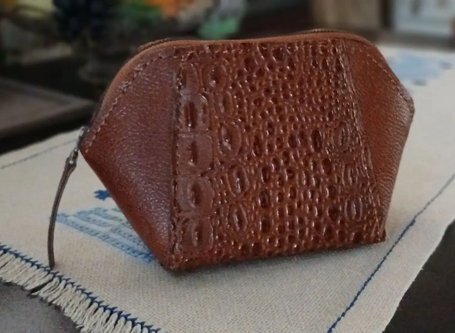 کیف لوازم آرایشی چرمی|کیف، کفش، کمربند|همدان, |دیوار